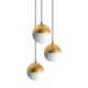 Hastings 3 Light Glass Dimmable Pendant