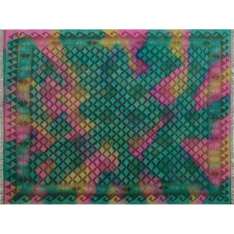 Shetler Wool Geometric Indoor Rug
