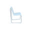 Chaise d'appoint Amaresh en blanc cassé