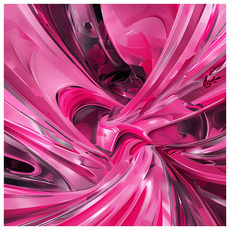 Couvertures à tourbillons roses dynamiques, 50in W x 60in H
