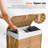 Comeau Foldable Rattan Laundry Hamper with Removable Liner-1614384131-1614384132