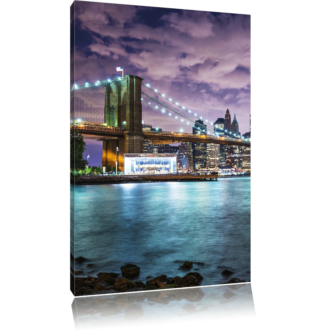 Leinwandbild Skyline New York, Fotodruck