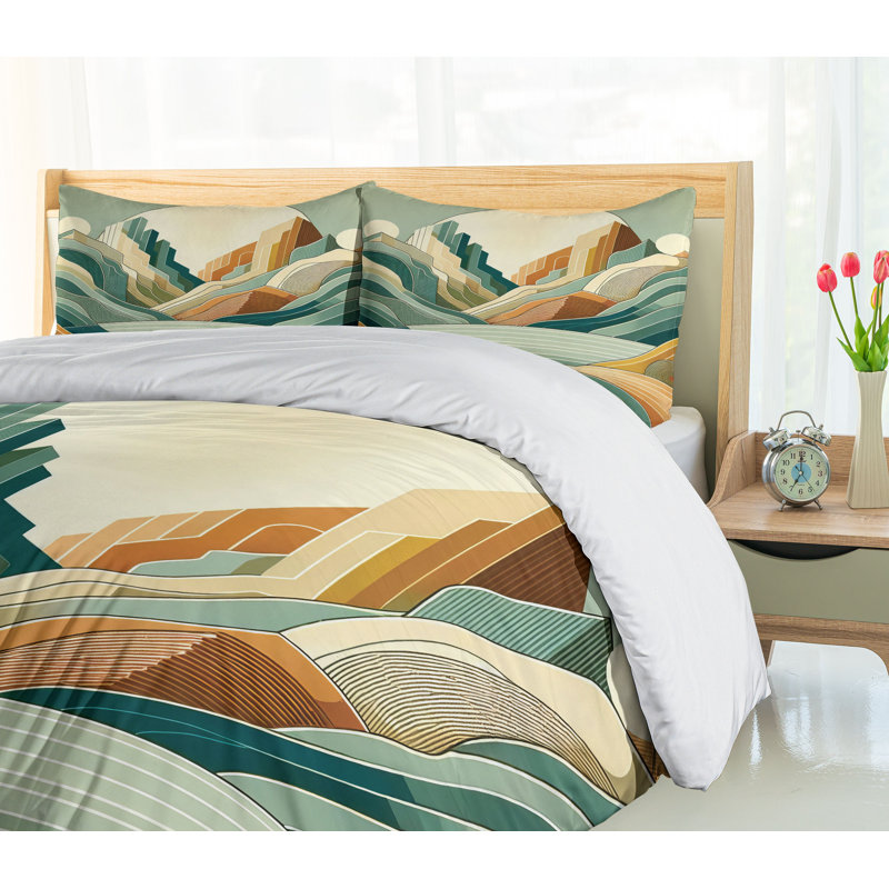 Lake Duvet Cover, King Duvet Cover + 2 Standard Shams