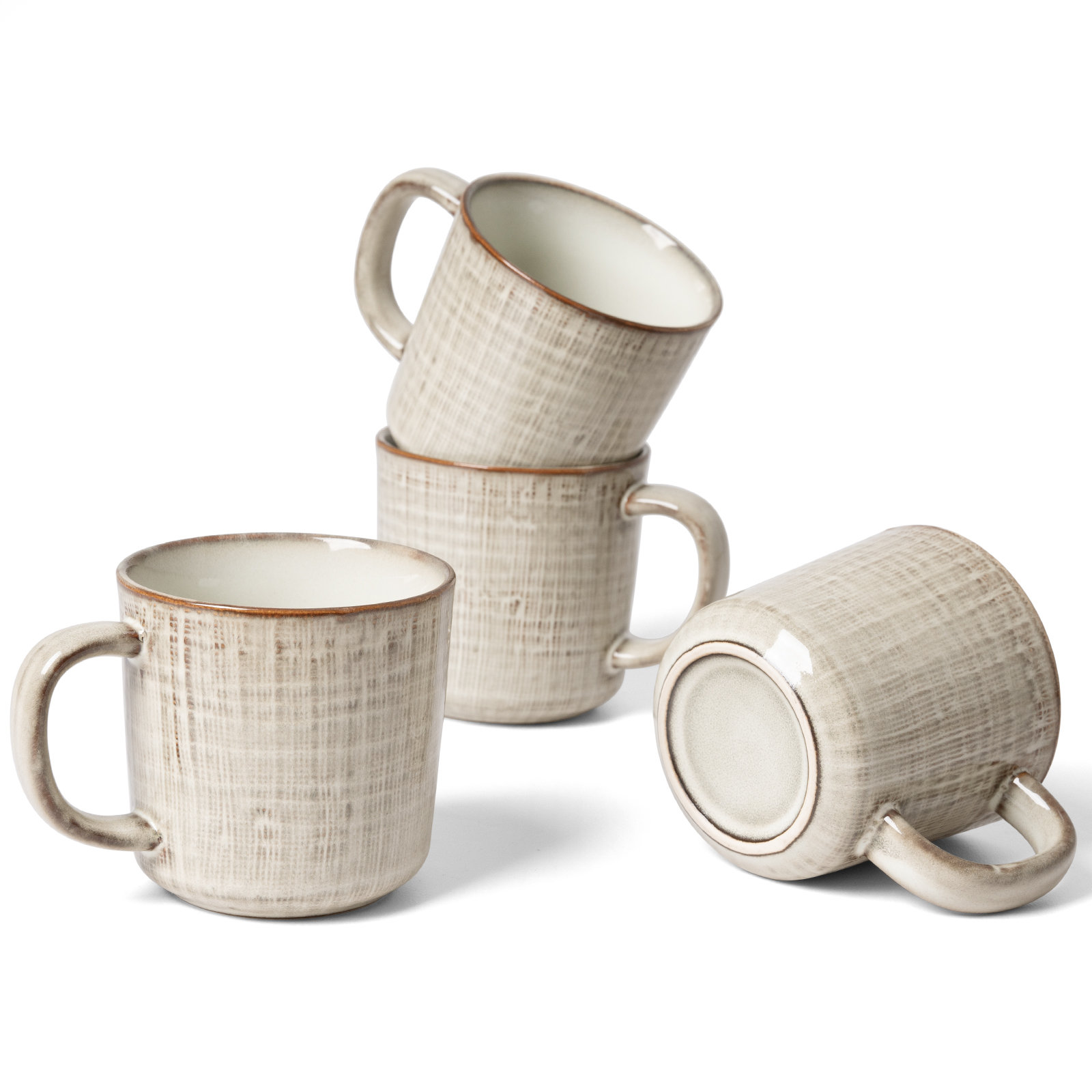 Famiware 4 Piece Stoneware Coffee Mug Set & Reviews | Joss & Main