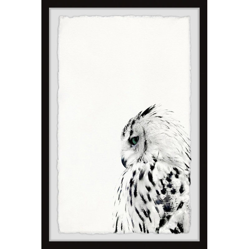 «Steely Gaze II» par Maria Giovanni - impression encadrée, H 45 po x l 30 po x P 1,5 po
