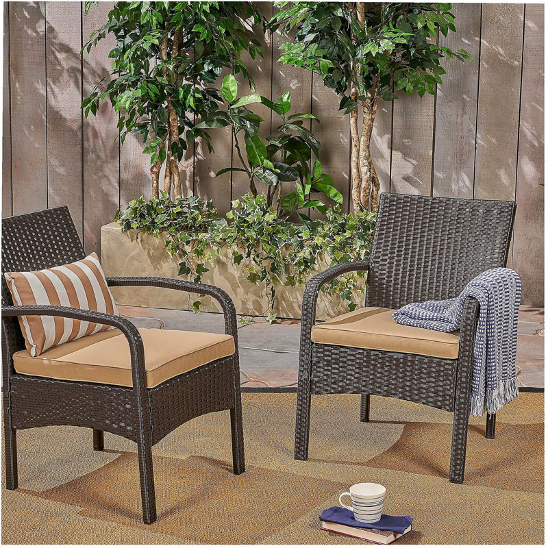 Fauteuil d'appoint artistique, Brun, Beige