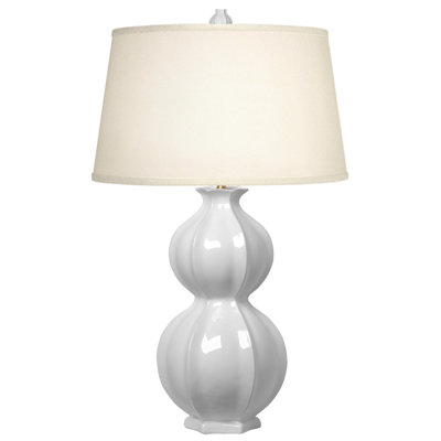 Lampe de table blanche 33 po Heston