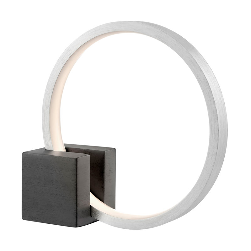 Lampe de table 12,5 po Chocheles, Gris anthracite / aluminium