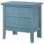 Table de chevet avec tiroirs Teal Elegance-1631535253