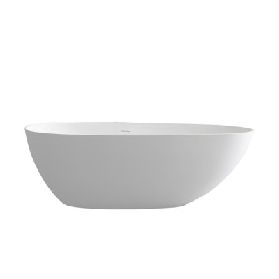 Premium Solid Surface Deep Soaking Bathtub