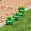 Ensemble de 3 piquets de jardin en forme de trèfle en métal 36,75 po H (Patrick)