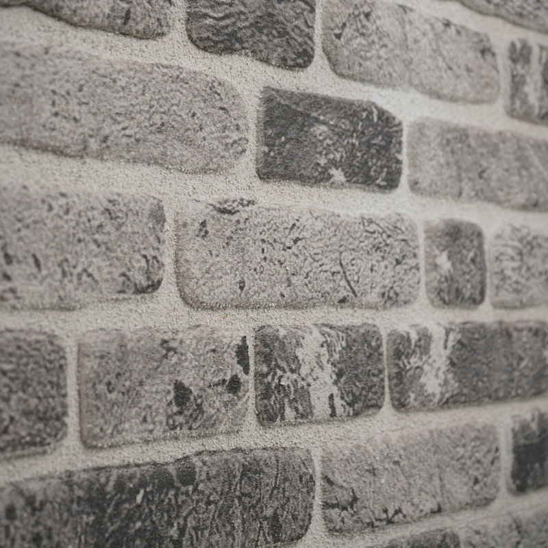3D Brick Effect Wall Panels - Lightweight Styrofoam - Set of 9 Large Panels (20"x40") Covers 48 sq ft - Apply with Wall Adhesive - DIY Home Wall Cladding