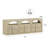 70" TV Stand for TVs up to 75" w/Drawers & Open Shelves, Sand-82820635