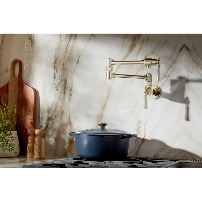 Tulham® Wall Mount Pot Filler, Chrome