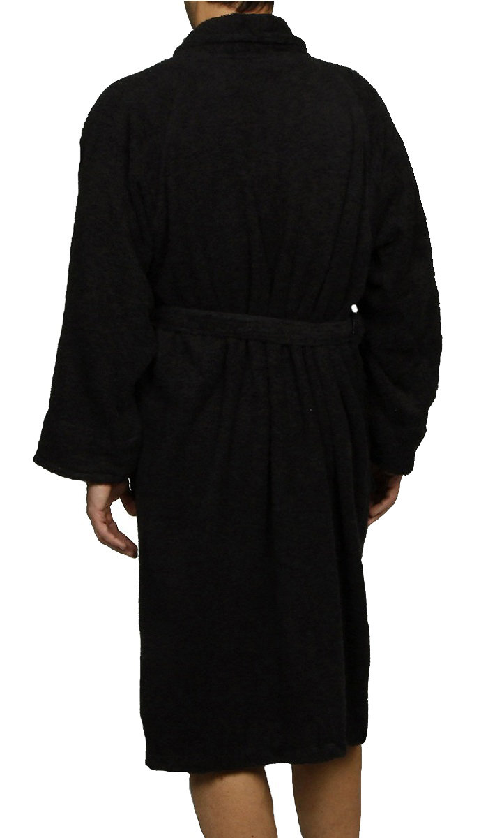 Bathrobe, L, Black