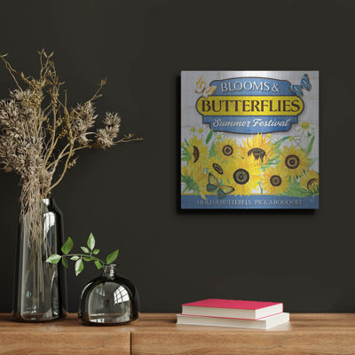 "Blooms Butterflies" par Mollie B Art