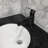 Matte Black Vanity Basin Sink Faucet, Bathroom Single Handle Tap, Stainless Steel Construction For Durability, With Quiet And Continuous Water Flow Modern Hole Made Long-Term Use, Corrosion Smooth