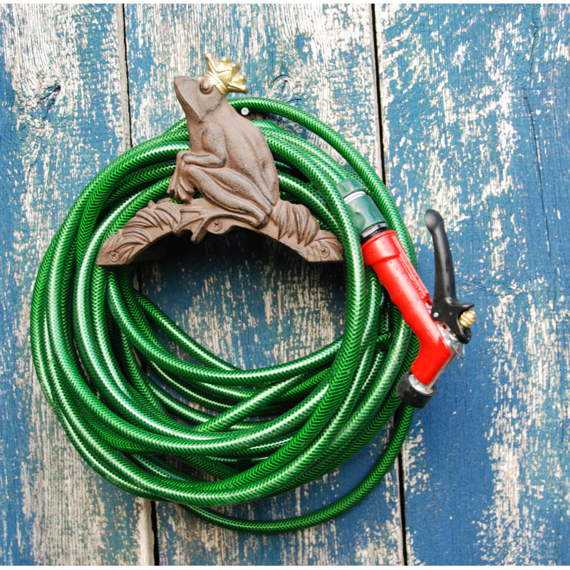 Frog King Hose Holder (Antique Rust)