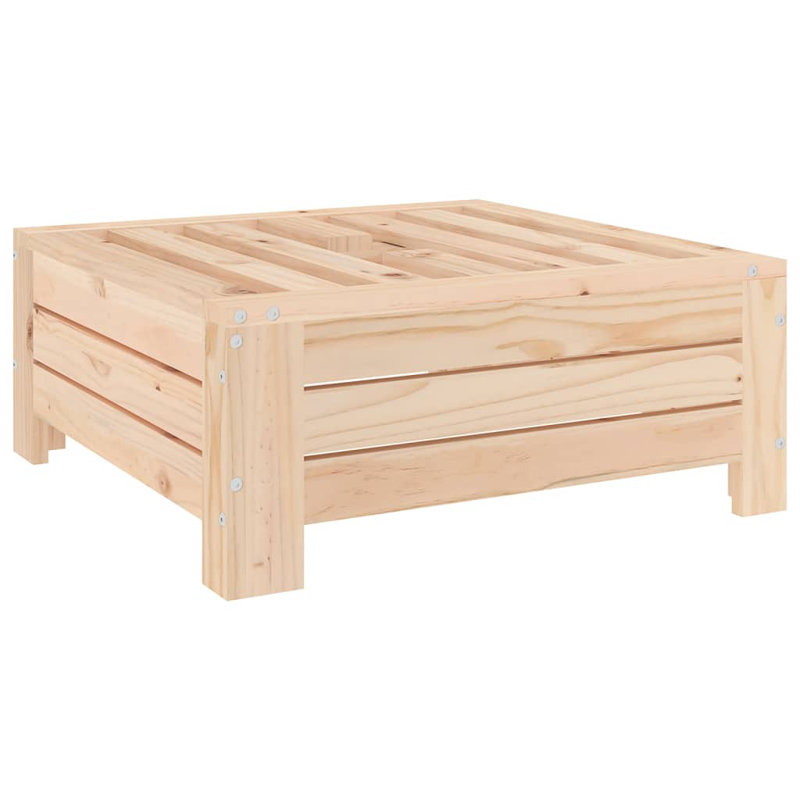 Parasol Base Cover Solid Wood Pine, Natural