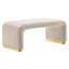 Koda Performance Velvet Waterfall Ottoman In Brass Rust-93811983-93811984
