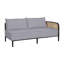 Havana Cane N-Dura Resin Wicker Outdoor Right Arm Facing Sectional-326463475-351104633-351093468