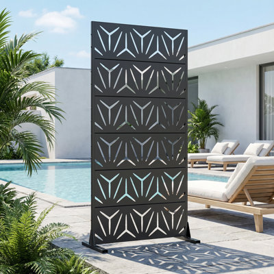 Privacy Screen Fence Panel Stylish Pattern