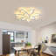 10-Light Dimmable Led Modern Ceiling Lamp With Remote Control-1713356141