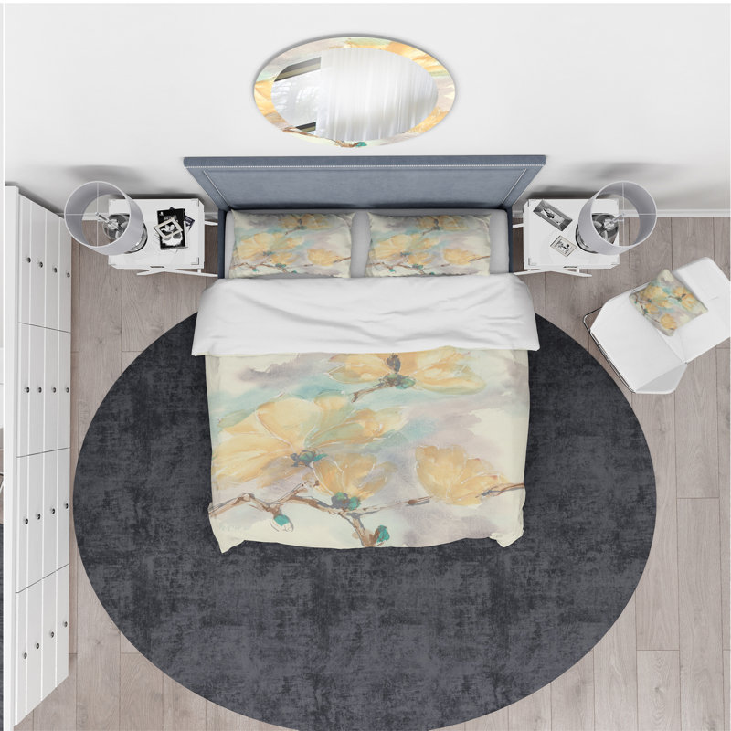 Ensemble de housse de couette en microfibre beige, Housse de couette très grand + 2 taies décoratives