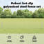 Vidaxl Fence With Posts Steel-116797772-116797789