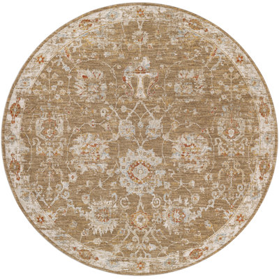 Tapis oriental brun Finnlagh