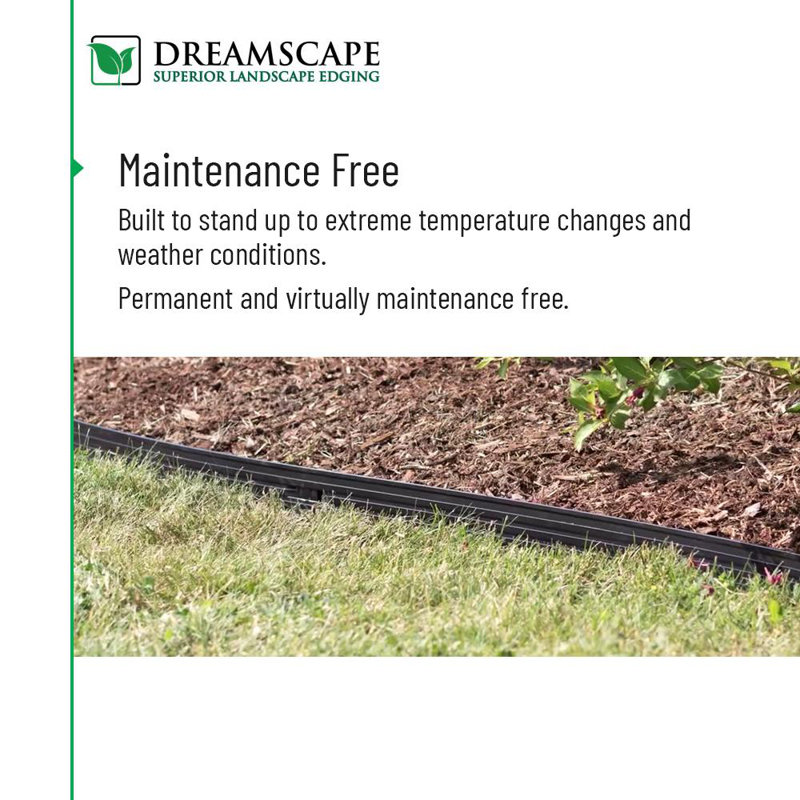EZ Edging (72'/Box) -, Black Paint