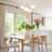 4-light Modern Sputnik Sphere Chandelier