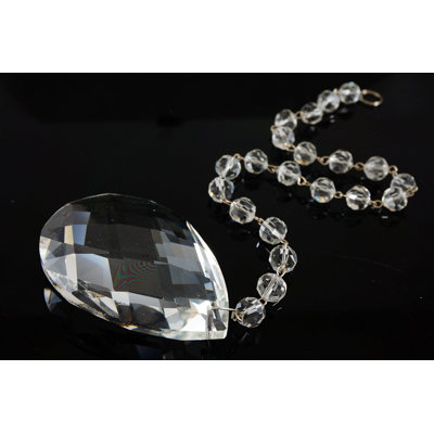 16.25'' Handmade Crystal Finial Ornament