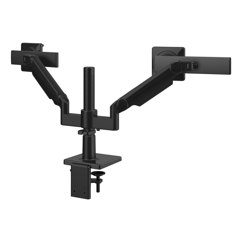M / Flex pour deux écrans et support à deux bras, Noir, noir, noir, noir, Noir, noir, noir, noir