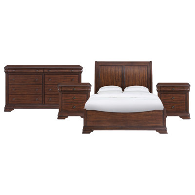 Ensemble de chambre avec grand lit 4 pièces Brucker