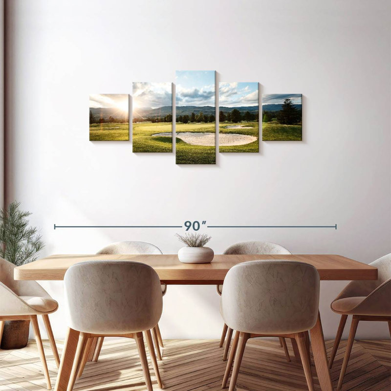 'Golf Sand Pit, 30" H x 68" W