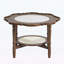 Table basse de style Mid-Century avec un design unique en forme de pétale