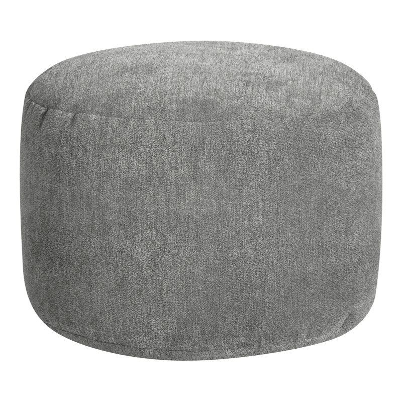 Repose-pieds rond 20 po Dotcom Alfa, Gris