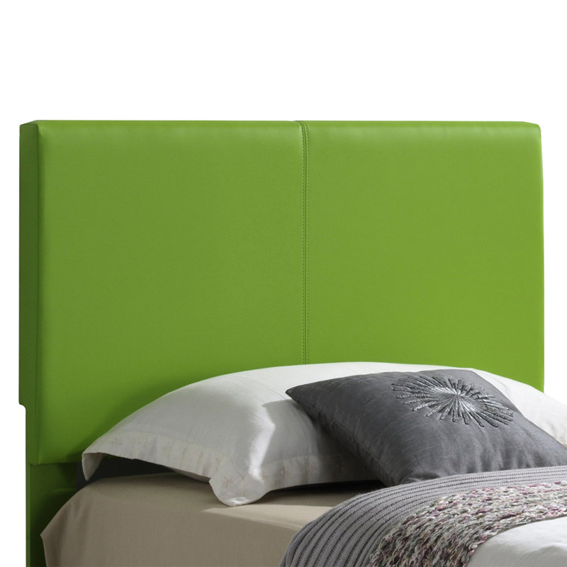 Lit simple Apple de 47 po x l 41 po x P 81 po, matériau en polyuréthane, facile à nettoyer, s'adapte aux petits espaces, nécessite un ensemble de sommier ou de lattes pour un lit confortable et profond en similicuir vif, pour une plus petite détente
