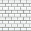 Edika 30.5cm W x 15.4cm L Vinyl Peel and Stick Subway Tile