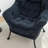 Upholstered Lazy Chair with Ottoman,Modern Comfy Lounge Sofa Chair with Armrest and a Side Pocket-1246713386