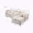 Upholstered L-Shaped Sectional Reversible-1409081835