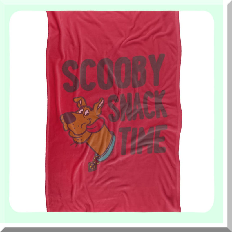 Snack Time Silky Touch Super Soft Throw Blanket - Scooby Doo! 36"x58"