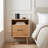MCM 16.5"W Solid Wood -2 Drawers Fully-assembled Nightstand With Open Shelf-102298772-105848662