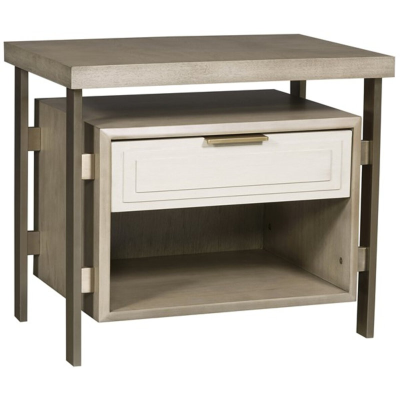 Bowers By Michael Weiss 1 - Drawer Solid Wood Nightstand