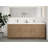 Brower 83.44'' Double Bathroom Vanity with Acrylic Top-1781817347
