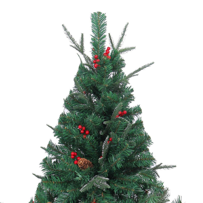 Lighted Artificial Christmas Tree, 6 ft.