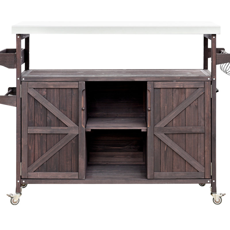 Armoire de cuisine d'extérieur French Country