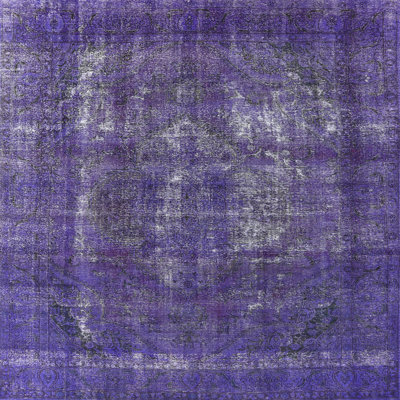 Tapis oriental mauve