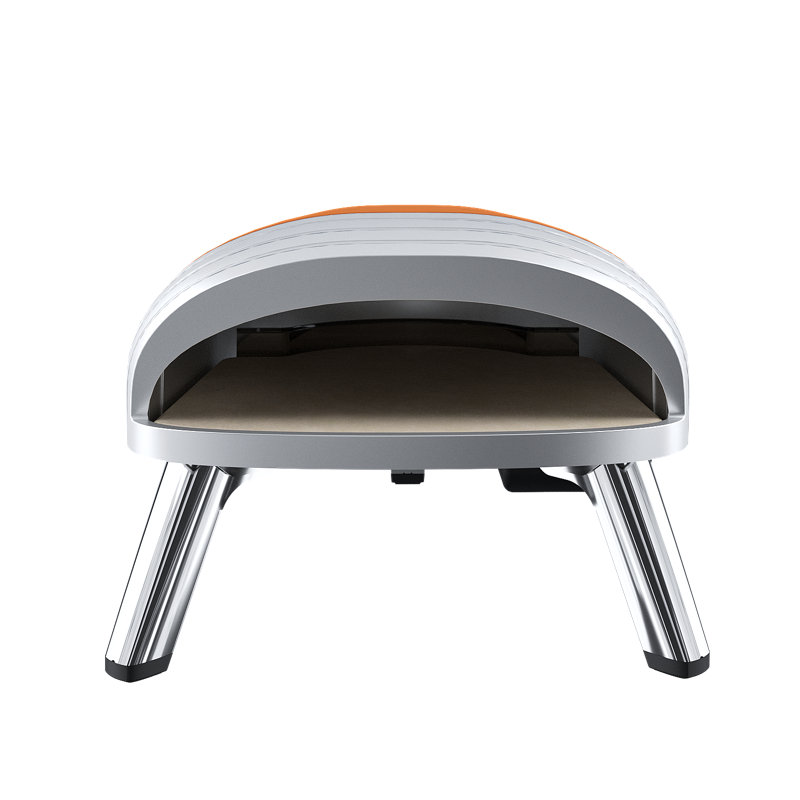 Four à pizza au propane d'extérieur 12 po en orange mat Unique Appliances Classic Retro, 11.5" H x 16.2" W x 22.72" D 